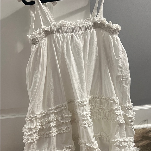 Cleobella White Ruffle Dress - Picture 3 of 3